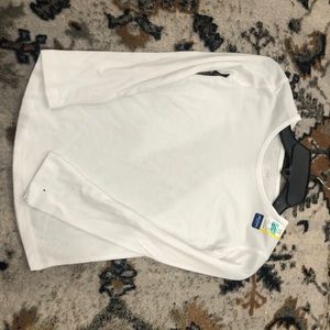 Long sleeve white shirt!